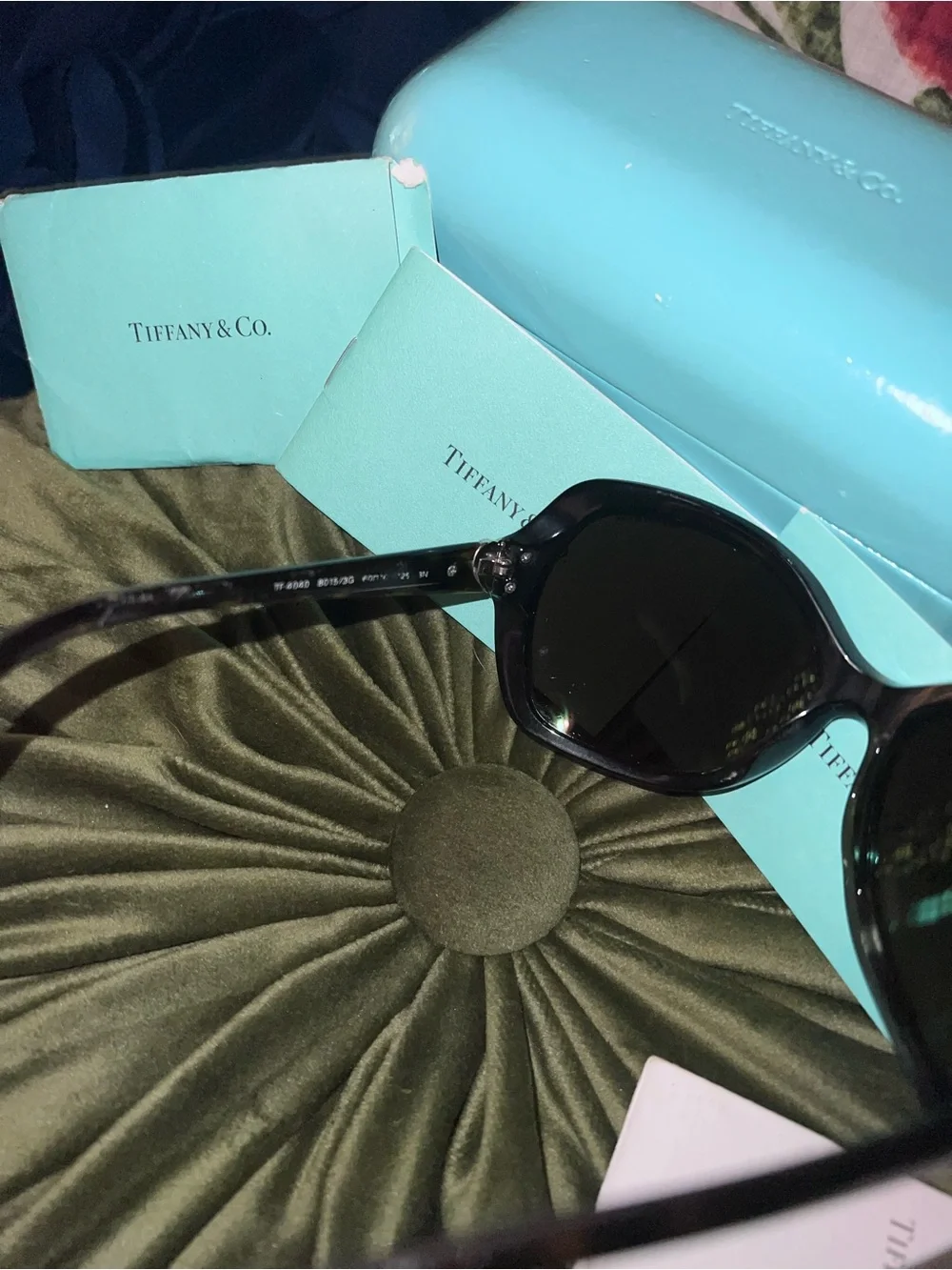 **VINTAGE** Y2K Tiffany & Co. Brown Tortoise Frame Sunglasses with Brown Lenses